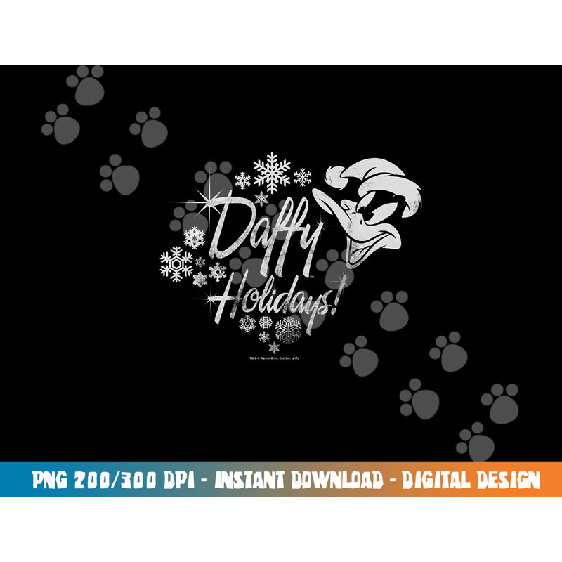 Looney Tunes Daffy Duck Holidays T Shirt png, sublimation .jpg