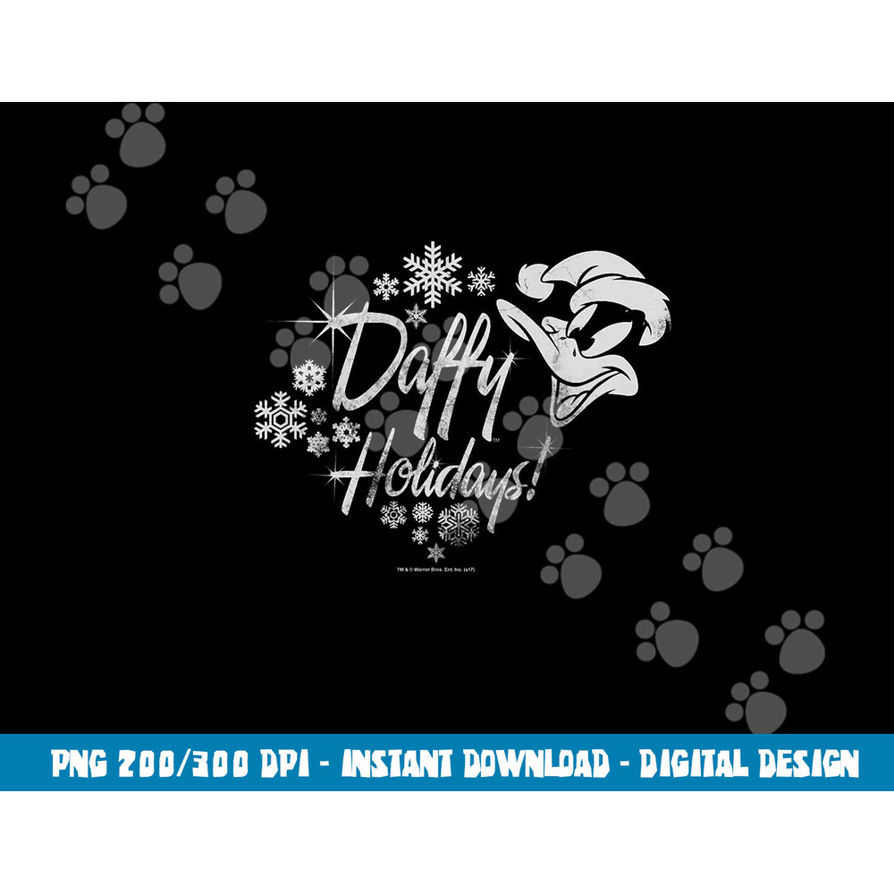 Looney Tunes Daffy Duck Holidays T Shirt png, sublimation .jpg