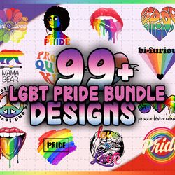 lgbt pride bundle design, pride month bundle png, digital download