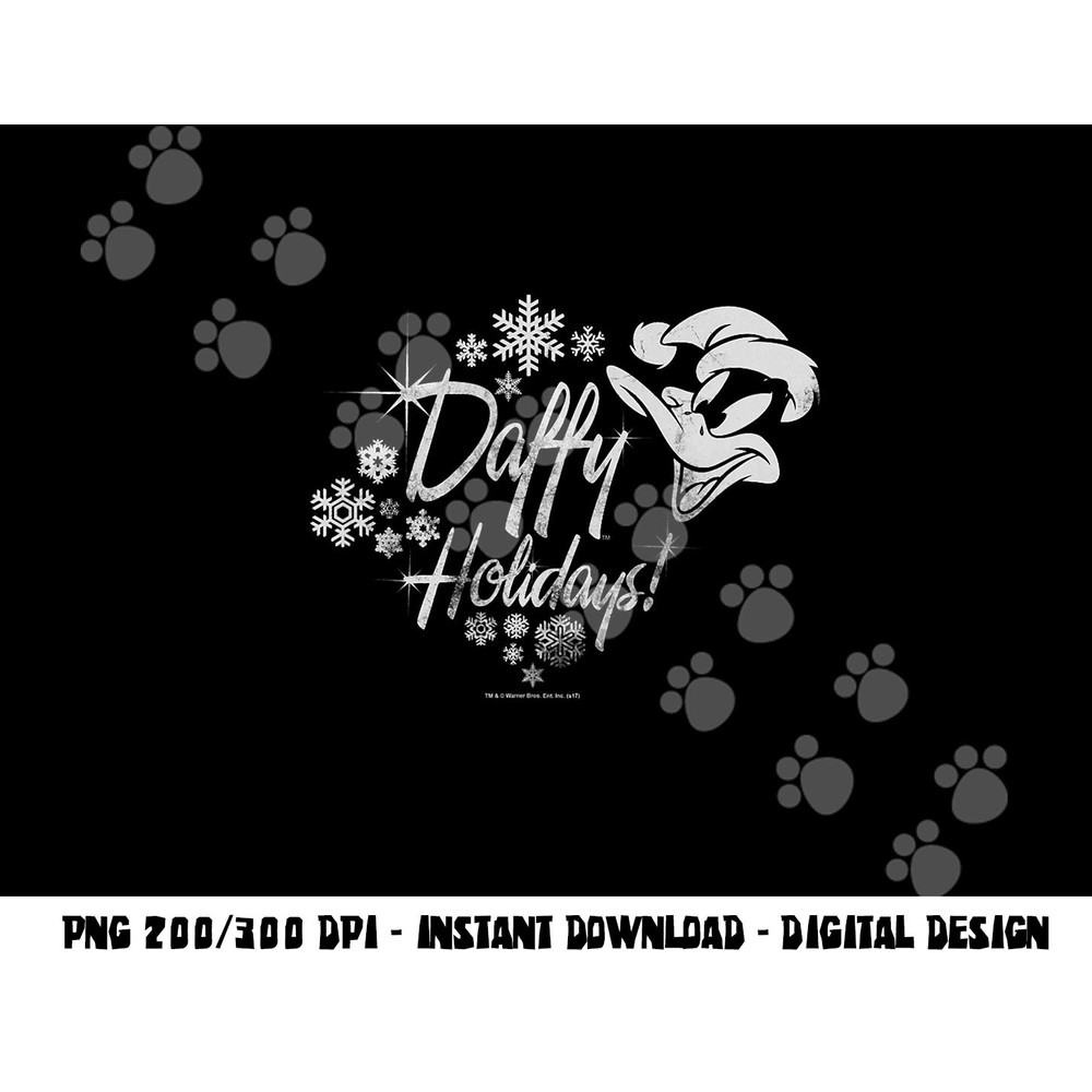 Looney Tunes Daffy Duck Holidays T Shirt png, sublimation .jpg
