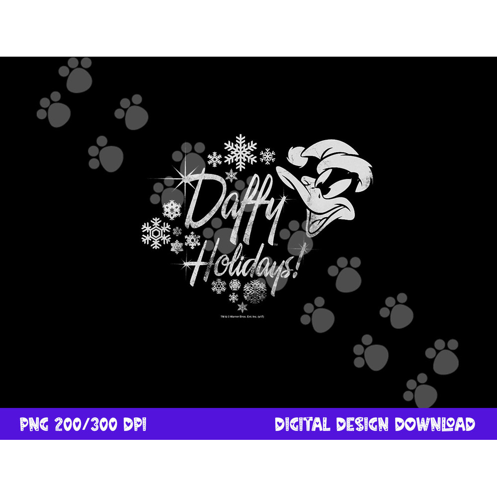 Looney Tunes Daffy Duck Holidays T Shirt png, sublimation .jpg