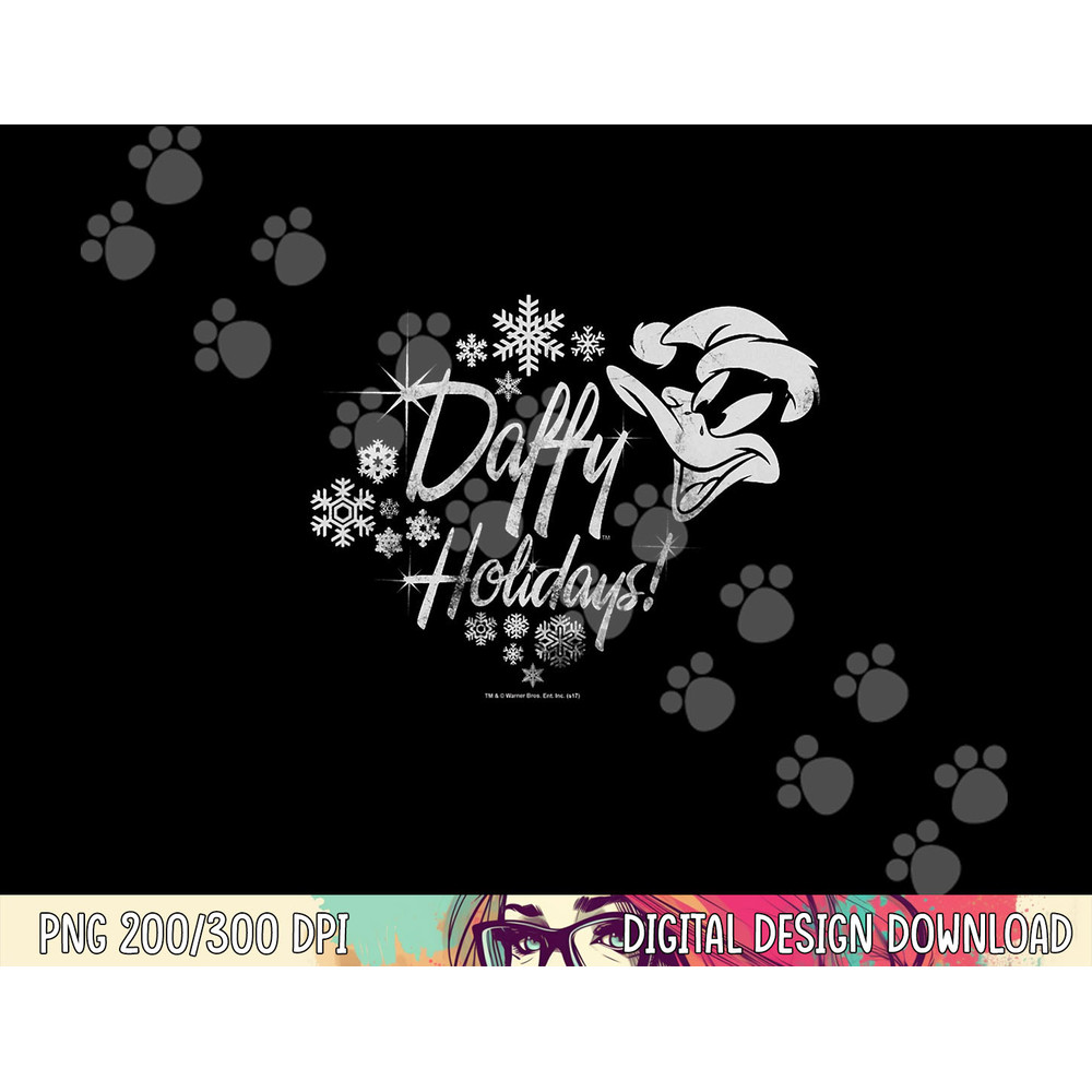 Looney Tunes Daffy Duck Holidays T Shirt png, sublimation .jpg