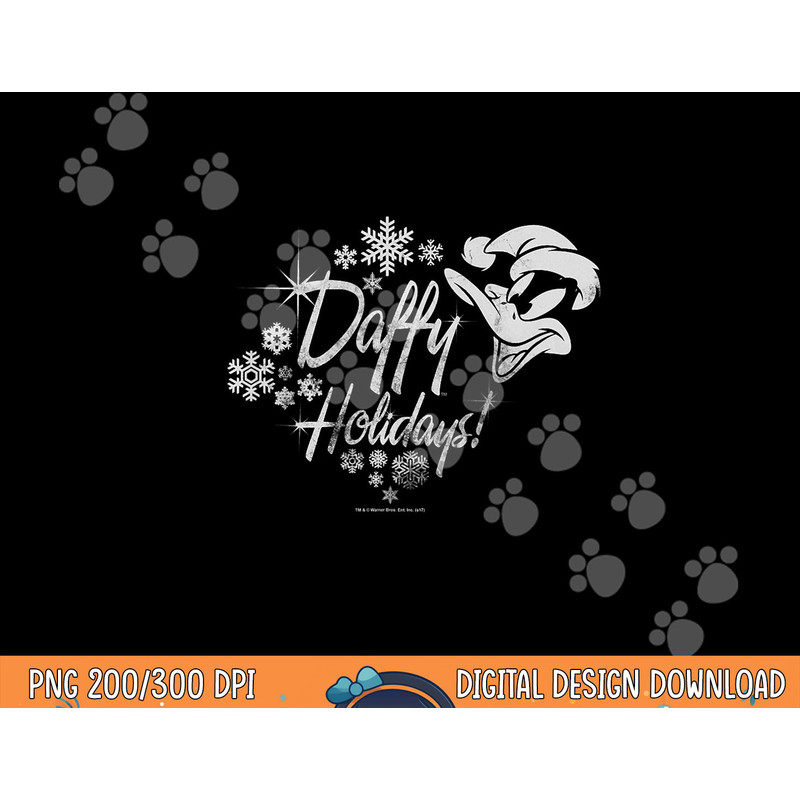 Looney Tunes Daffy Duck Holidays T Shirt  png, sublimation .jpg
