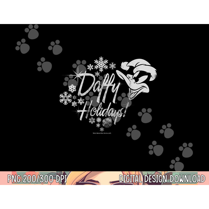 Looney Tunes Daffy Duck Holidays T Shirt png, sublimation .jpg