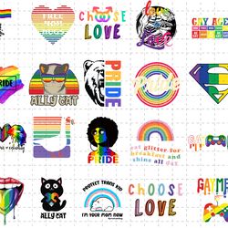 lgbt pride bundle design, pride month bundle png, digital download