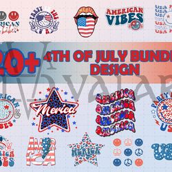 4th of july png bundle, retro america png, independence day png, usa png, fourth of july png, happy fourth of july png,