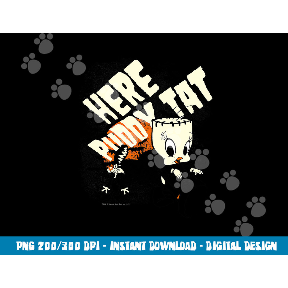 Looney Tunes Franken Tweety png, sublimation .jpg