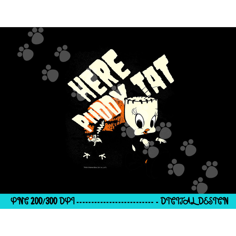 Looney Tunes Franken Tweety png, sublimation .jpg