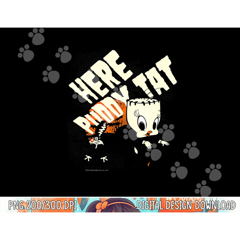 Looney Tunes Franken Tweety png, sublimation .jpg