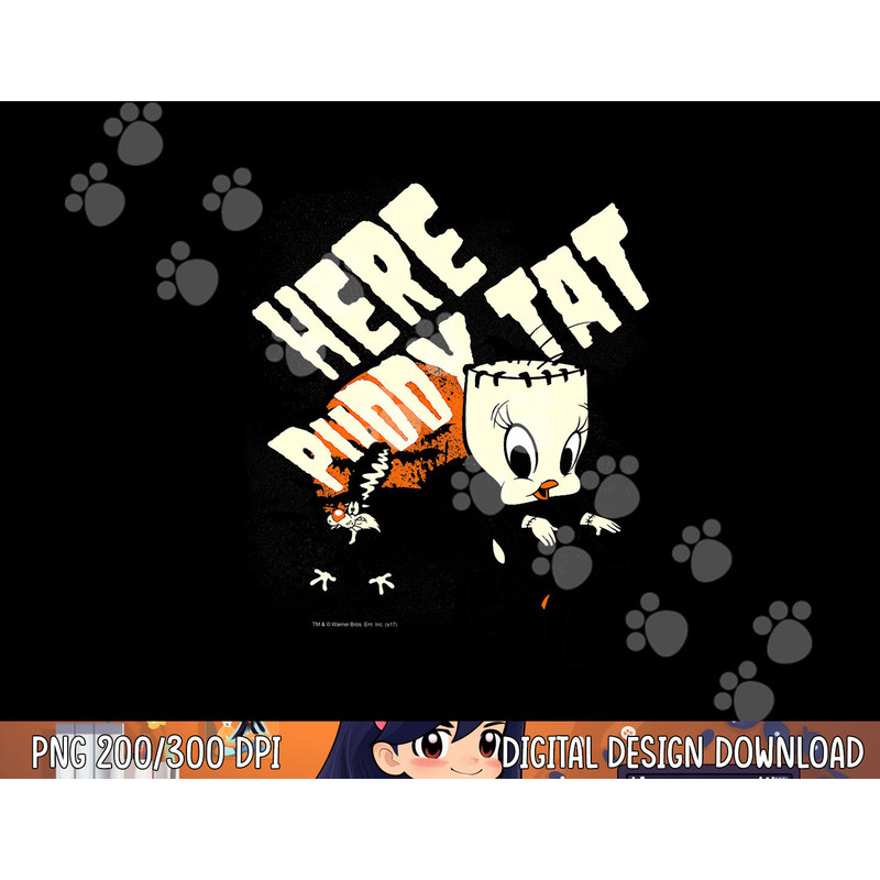 Looney Tunes Franken Tweety png, sublimation .jpg