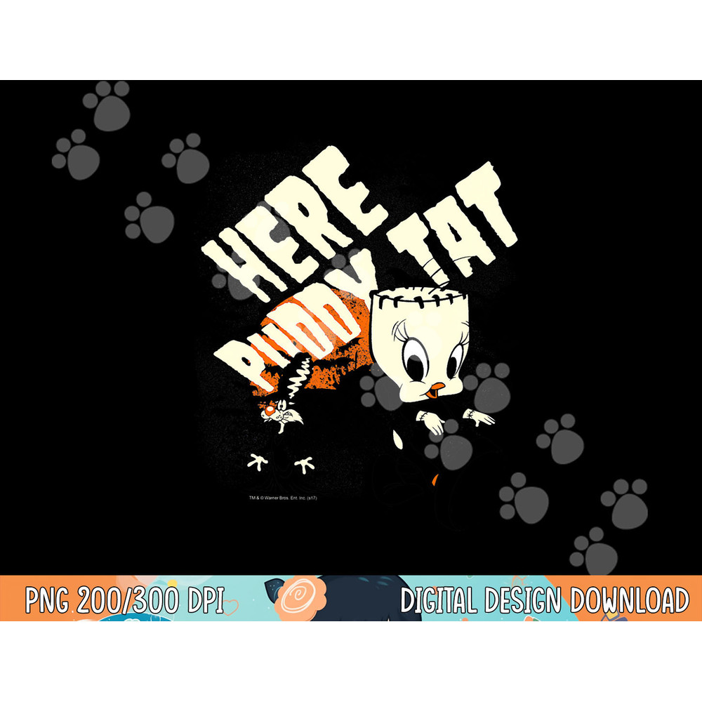 Looney Tunes Franken Tweety  png, sublimation .jpg