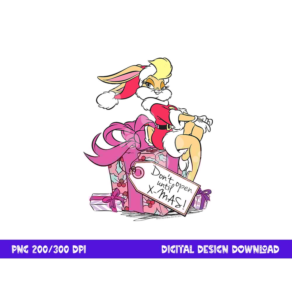 Looney Tunes Lola Present png, sublimation .jpg