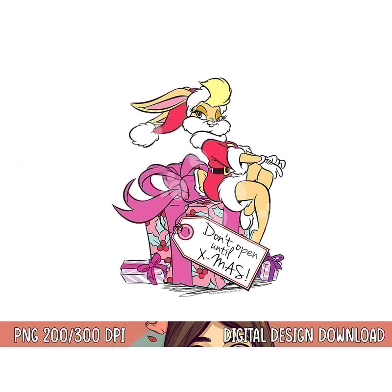 Looney Tunes Lola Present png, sublimation .jpg