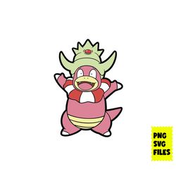 pokemon slowking svg, slowking svg, pikachu svg, pokemon svg, pokemon characters svg, cartoon svg, png digital file