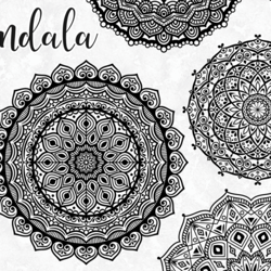 mandala bundle svg / zentangle cut files mandala bundle svg / zentangle cut files