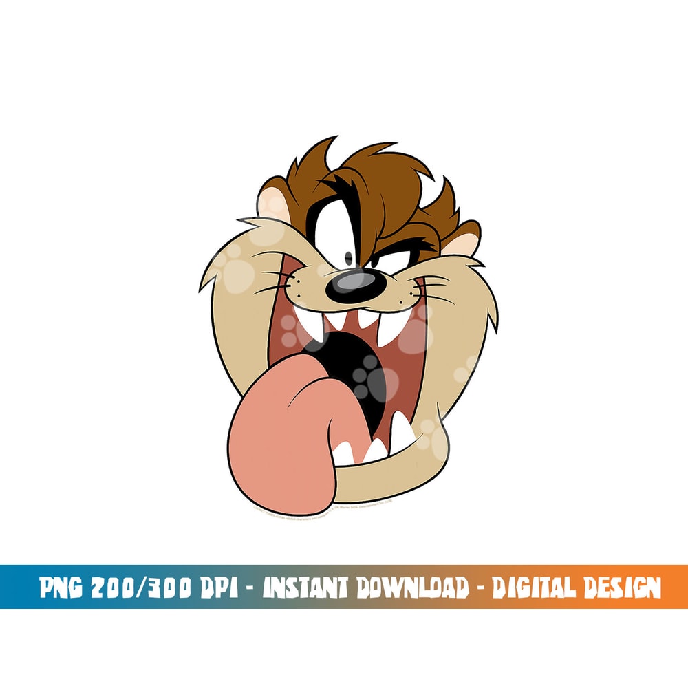 Looney Tunes Taz Big Face png, sublimation .jpg