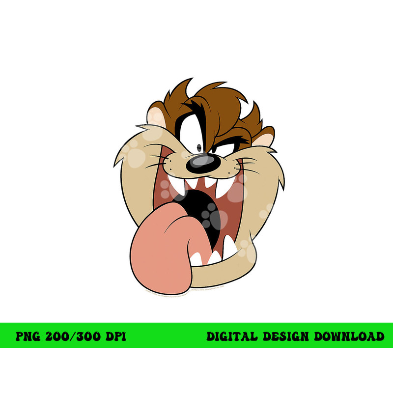 Looney Tunes Taz Big Face  png, sublimation .jpg