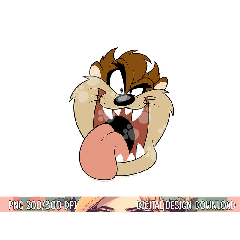 Looney Tunes Taz Big Face png, sublimation .jpg