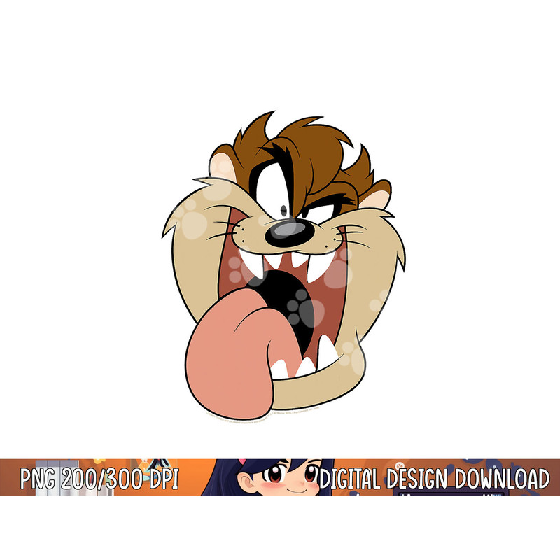 Looney Tunes Taz Big Face png, sublimation .jpg