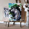 1 Oil painting white tiger 5.9 - 7.8 in (15 - 20cm)..jpg