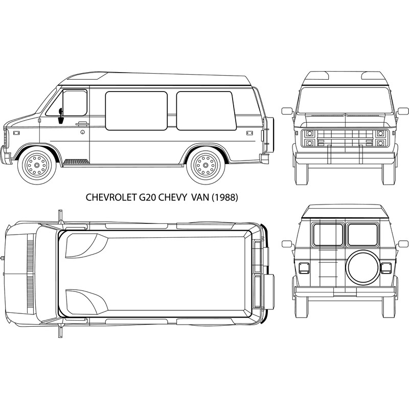 CHEVROLET G20 CHEVY VAN (1988) LINE ART VECTOR FILE.jpg