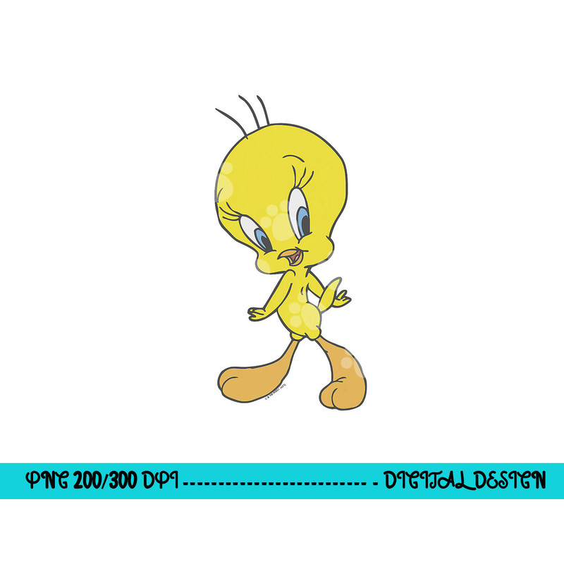 Looney Tunes Tweety Sassy Poster png, sublimation .jpg