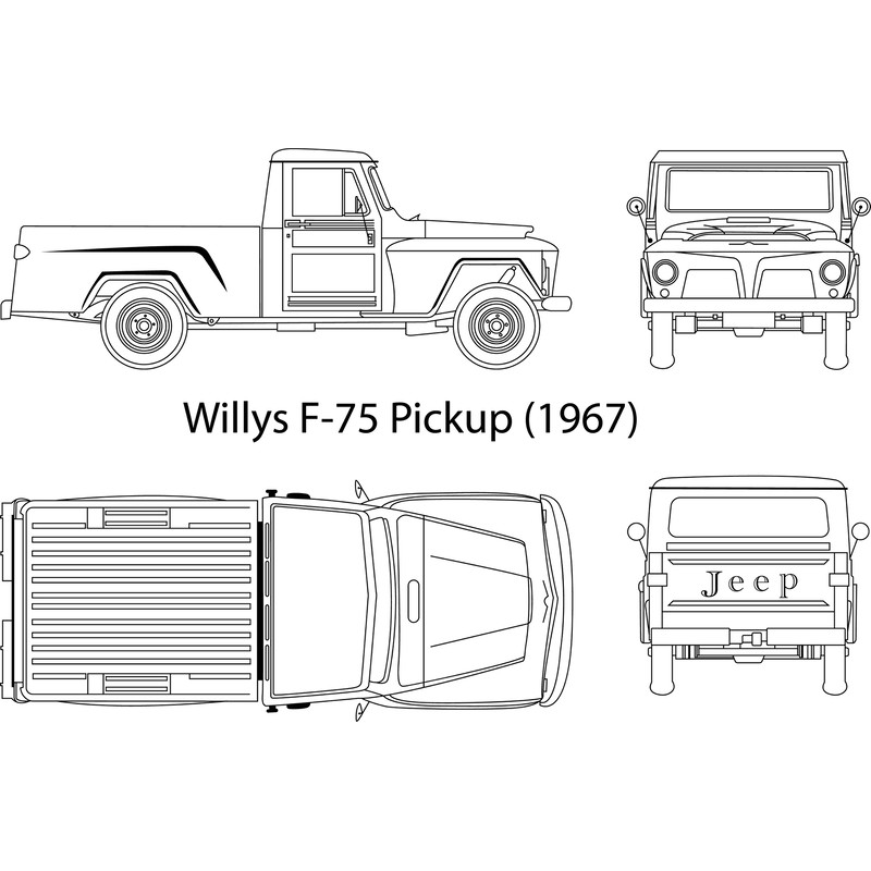 Willys F-75 Pickup (1967) line art vector file.jpg