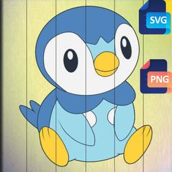 Piplup SVG free, Pokemon SVG for Cricut
