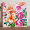 0Oil painting Stretched Canvas - Flower Arrangement 11.8-11.8 in (30-30cm)2..jpg