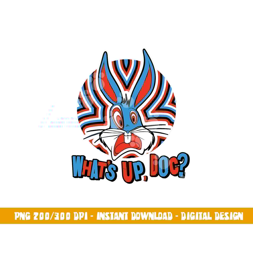 Looney Tunes What s Up, Doc png, sublimation .jpg