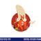 Looney Tunes Yosemite Sam Red Circle Portrait png, sublimation .jpg