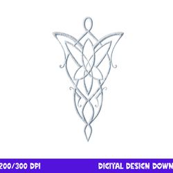 lord of the rings arwen necklace longsleeve t shirt long sleeve  png, sublimation