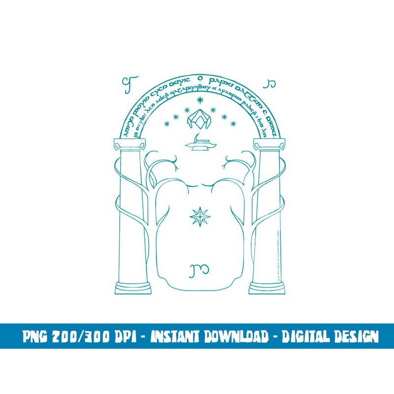 Lord of the Rings Doors of Durin Longsleeve T Shirt Long Sleeve png, sublimation .jpg