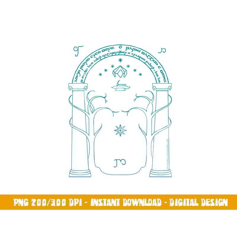 Lord of the Rings Doors of Durin Longsleeve T Shirt Long Sleeve png, sublimation .jpg