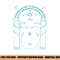 Lord of the Rings Doors of Durin Longsleeve T Shirt Long Sleeve  png, sublimation .jpg
