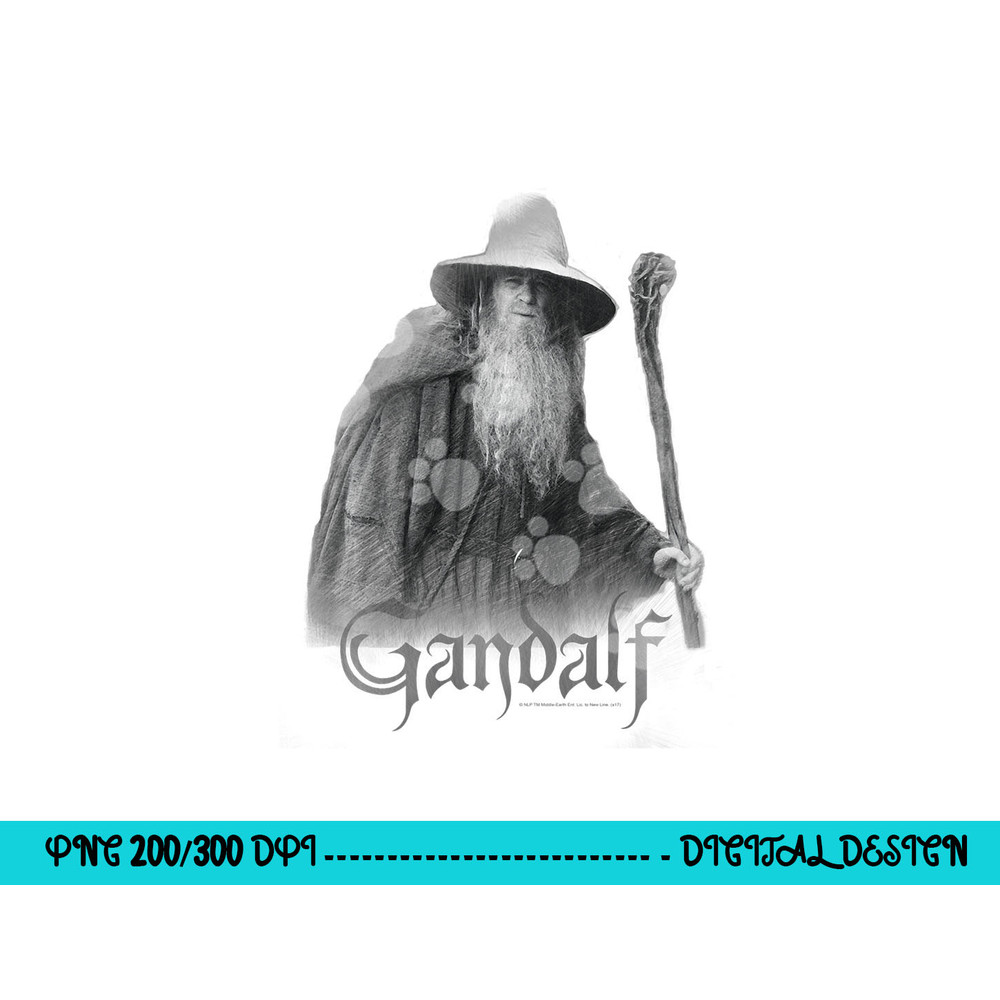 Lord of the Rings Gandalf the Grey Longsleeve T Shirt Long Sleeve png, sublimation .jpg