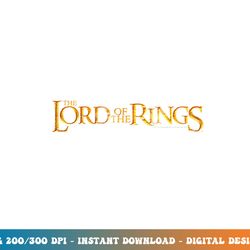 lord of the rings logo  png, sublimation