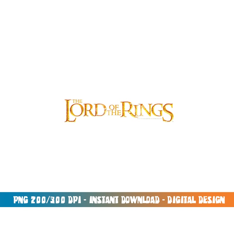 Lord of the Rings Logo png, sublimation .jpg