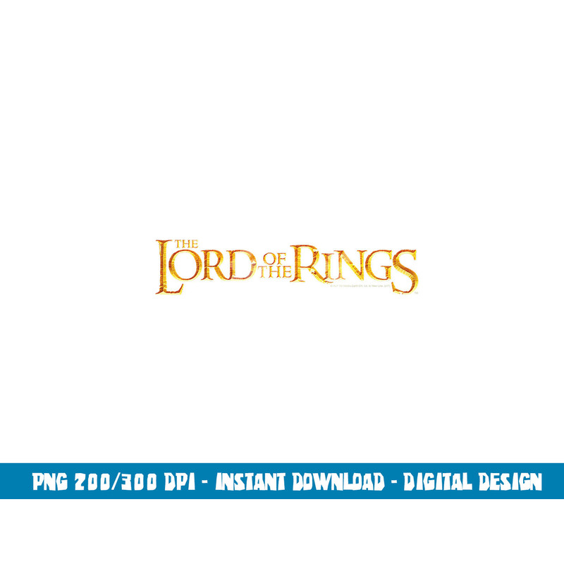 Lord of the Rings Logo png, sublimation .jpg