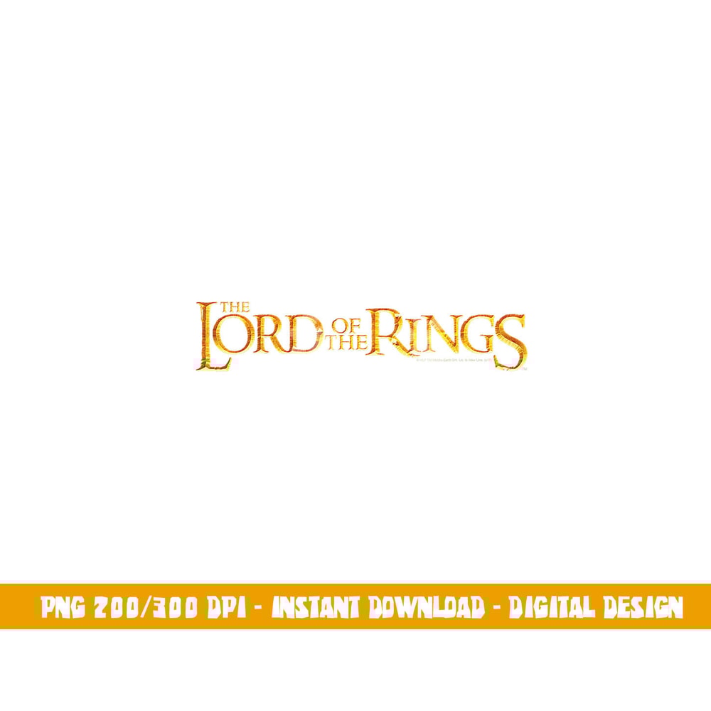 Lord of the Rings Logo png, sublimation .jpg