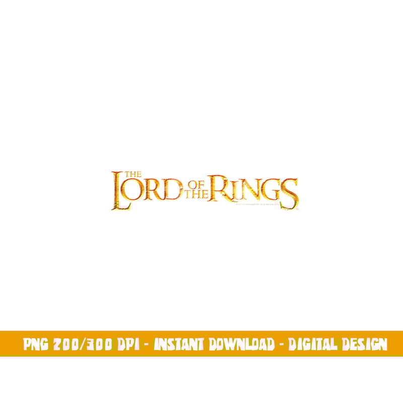 Lord of the Rings Logo png, sublimation .jpg