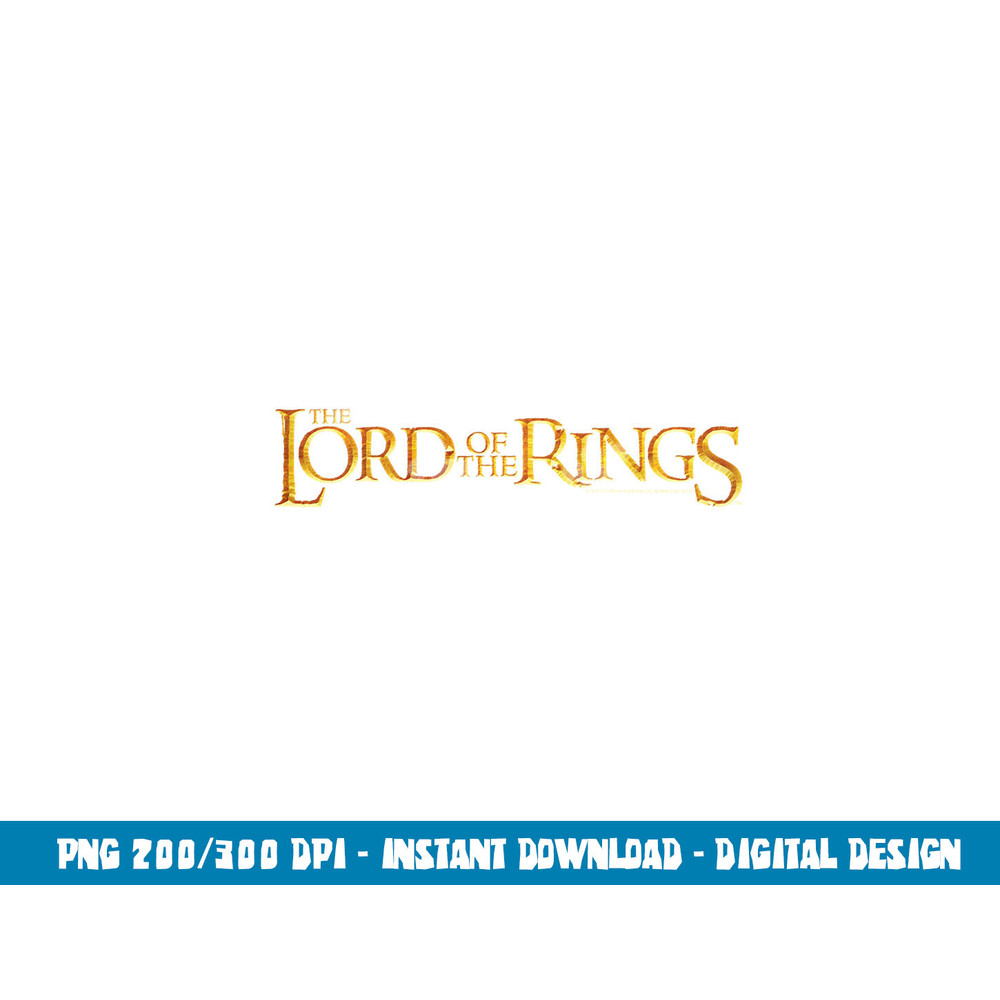 Lord of the Rings Logo Longsleeve T Shirt Long Sleeve png, sublimation .jpg