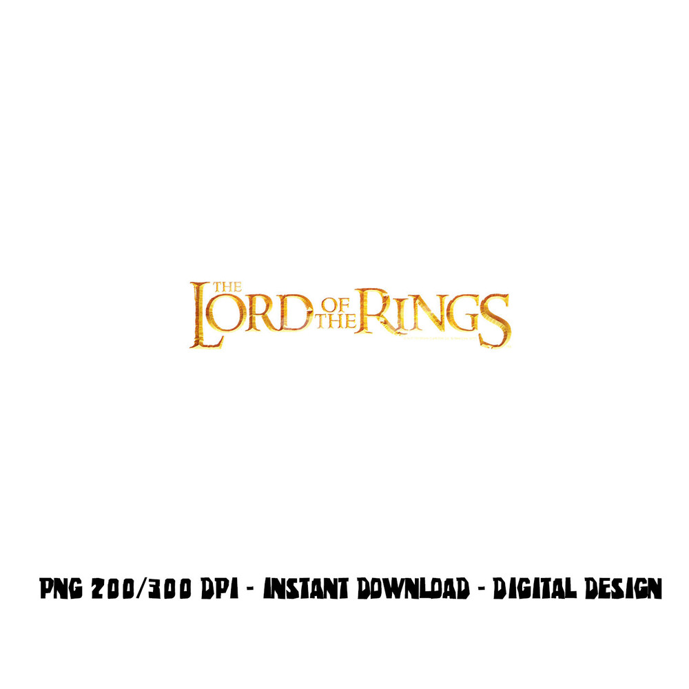 Lord of the Rings Logo Longsleeve T Shirt Long Sleeve png, sublimation .jpg