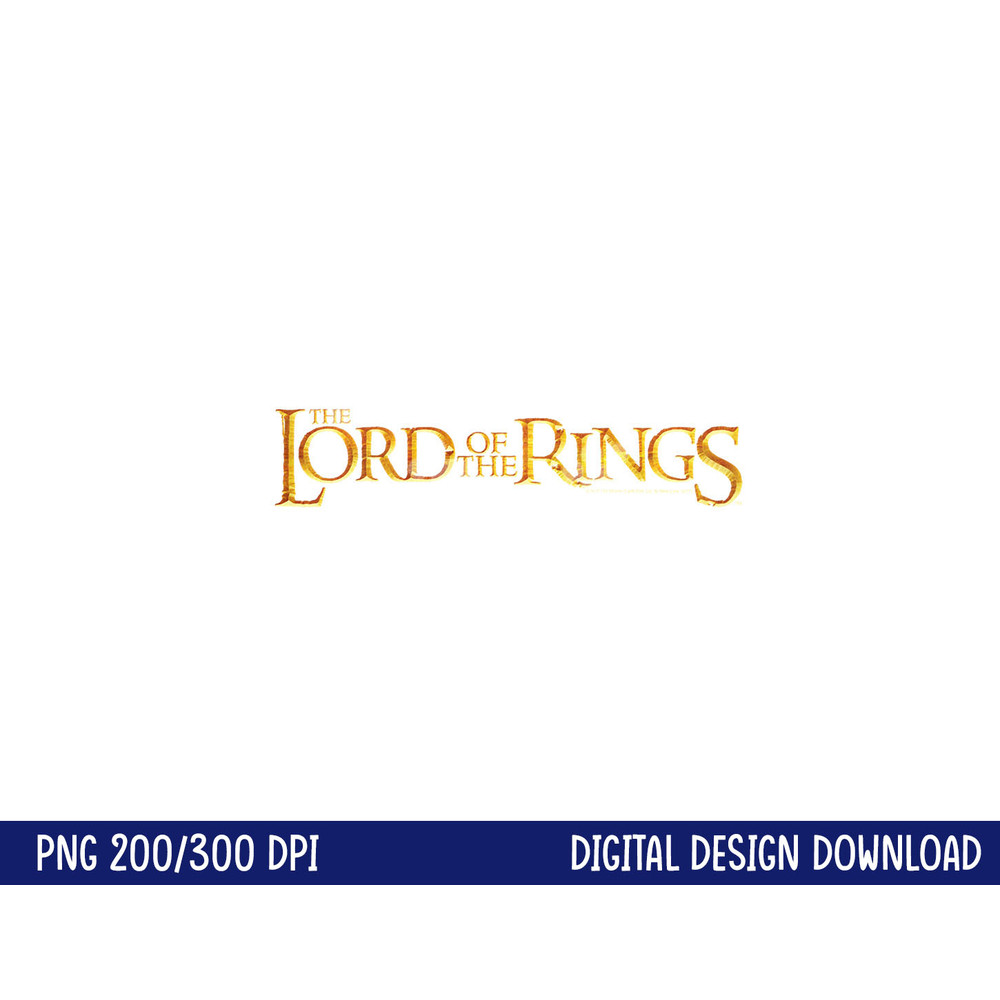 Lord of the Rings Logo Longsleeve T Shirt Long Sleeve png, sublimation .jpg