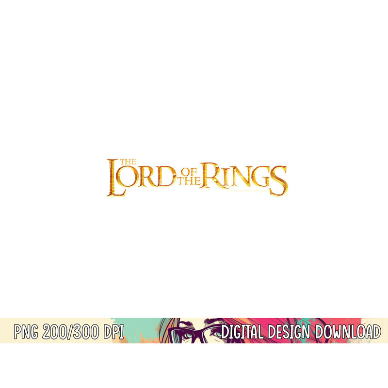 Lord of the Rings Logo Longsleeve T Shirt Long Sleeve png, sublimation .jpg