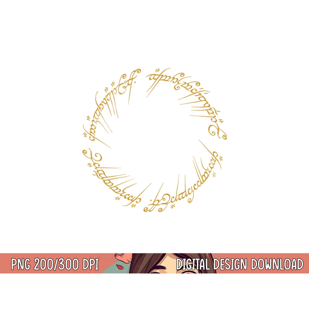 Lord of the Rings One Ring Longsleeve T Shirt Long Sleeve png, sublimation .jpg