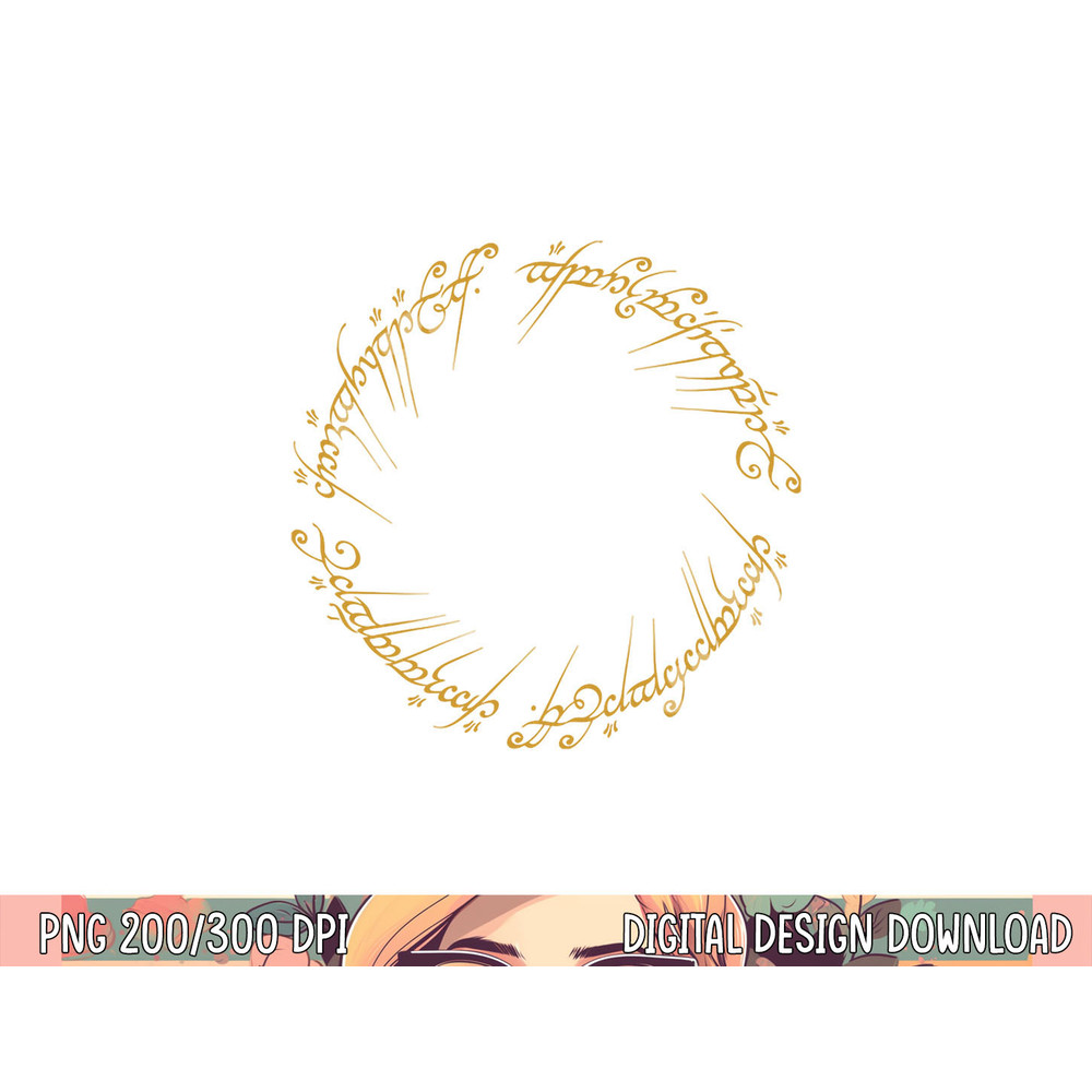 Lord of the Rings One Ring Longsleeve T Shirt Long Sleeve png, sublimation .jpg