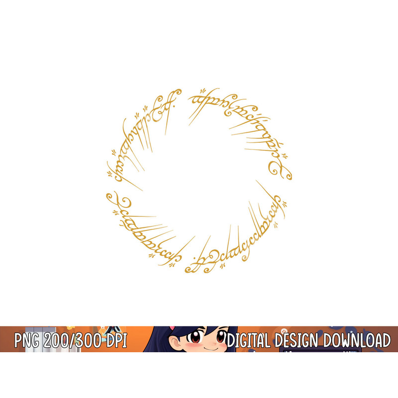 Lord of the Rings One Ring Longsleeve T Shirt Long Sleeve png, sublimation .jpg