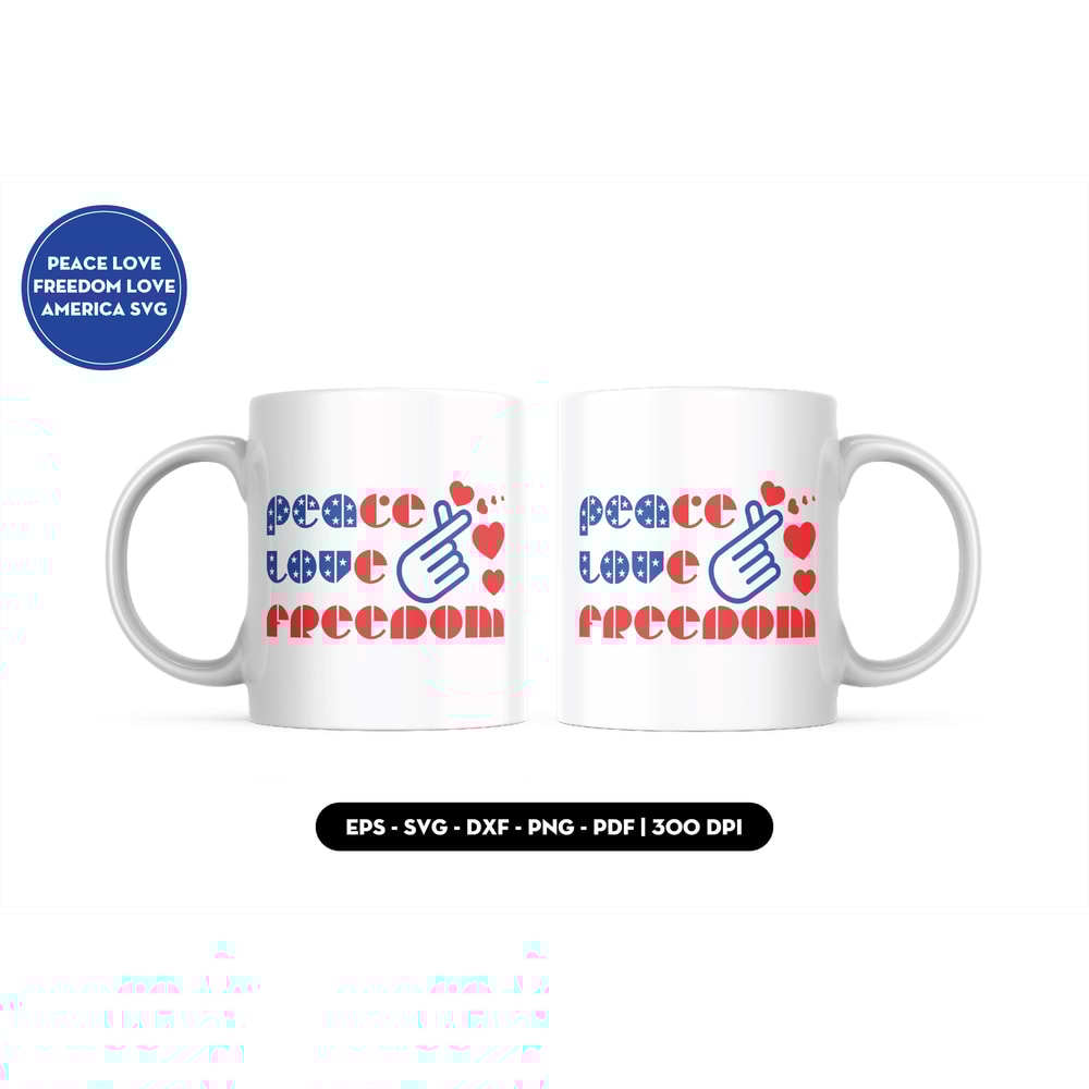 Peace love freedom love America SVG cover 3.jpg