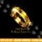 Lord of the Rings One Ring T Shirt png, sublimation .jpg